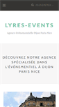 Mobile Screenshot of lyres-events.fr